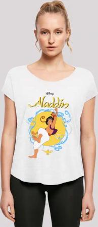 F4NT4STIC T-Shirt "Long Cut T-Shirt Disney Aladdin Rope Swing", Damen,Premium Merch,Lang,Longshirt,Bedruckt