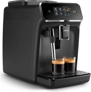 Philips Kaffeevollautomat "2200 Serie EP2220/10 Pannarello", für 2 Kaffeespezialitäten und anpassbarer Aromastärke, mattschwarz