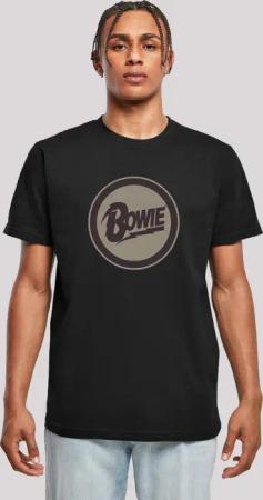 F4NT4STIC T-Shirt "David Bowie Logo", Herren,Premium Merch,Regular-Fit,Basic,Bandshirt
