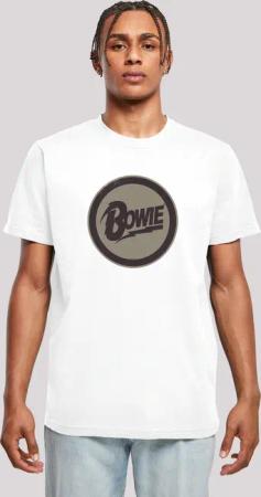 F4NT4STIC T-Shirt "David Bowie Logo", Herren,Premium Merch,Regular-Fit,Basic,Bandshirt