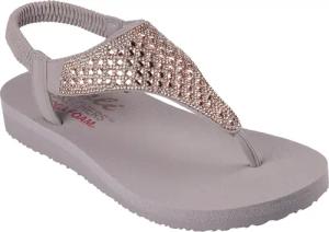 Skechers Sandale "MEDITATION-ROCKSTAR", Sommerschuh, Sandalette, Riemchensandale, mit Glitzersteinen