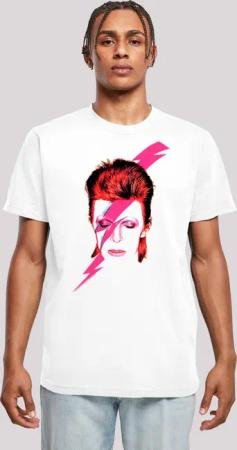 F4NT4STIC T-Shirt "David Bowie Aladdin Sane Lightning Bolt", Herren,Premium Merch,Regular-Fit,Basic,Bandshirt