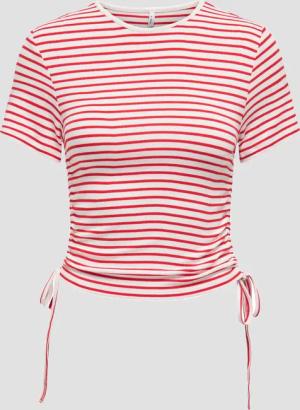 Only ONLDEVIN S/S STRIPE O-NECK TIE TOP JRS