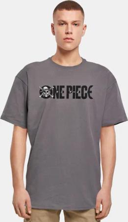 Merchcode One Piece Jolly Roger Logo Oversize Tee