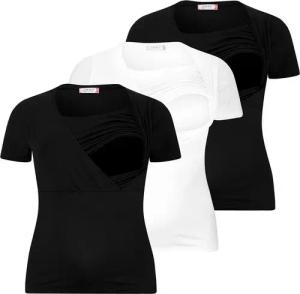M.M.C. Stillshirt Stillmode Umstandsshirt 3er Set Umstandsmode (3-tlg) Schwangerschaftsshirt