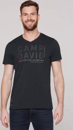 CAMP DAVID V-Shirt, mit maskulinem V-Ausschnitt