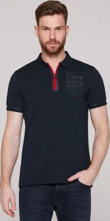 CAMP DAVID Poloshirt, mit Baumwolle