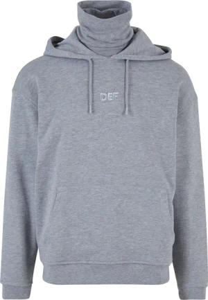 DEF Kapuzensweatshirt "DEF Herren DEF Hendrik Hoody Grey Melange", (1 tlg.)