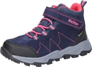Richter Kinderschuhe Bergschuhe Tex Stiefel Antlantic/Black/Pink 7865 8211 7201