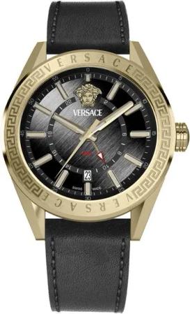 Versace Schweizer Uhr V-CODE GMT, Mit Echtheitskarte und CLG Sicherheitsnummer