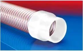 Norres lebensmittelechte Muffe aufschraubbar für AIRDUC® 350, 351 ,355 Ø 300mm