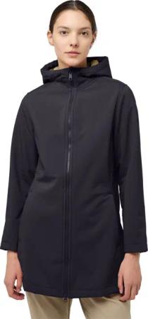Jack Wolfskin Windland Coat Women Softshellmantel Damen L blue dark navy