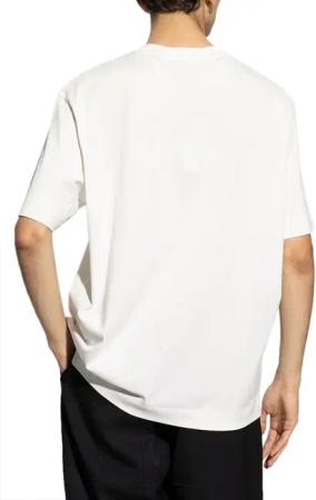 Emporio Armani - T-Shirts And Polos Offwhite Eagle - Größe S - weiß
