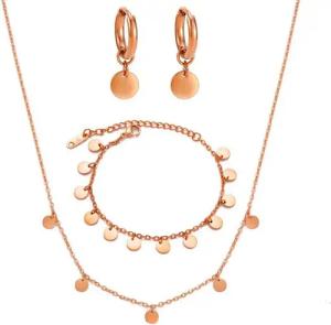 Kim Johanson Schmuckset Plättchen, 3 teiliges Set