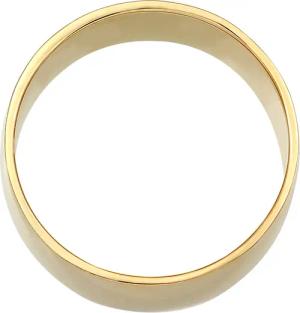 Elli Ringe - Ring Basic Bandring 375 Gelbgold - Gr. 52 MM - in Gold - für Damen