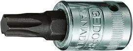 GEDORE 1/4 Zoll Innen-TORX Steckschlüsseleinsatz Größe: T 25 Länge: 37,0 mm