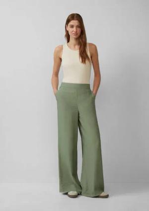 s.Oliver Stoffhose Wide-Leg-Hose im Loose Fit mit Elastikbund