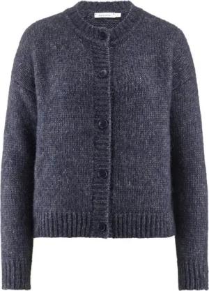 Hessnatur Strickjacke aus reiner Bio-Baumwolle mit Alpaka (1-tlg)