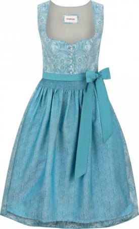Dirndl Rajana (türkis, Gr. 38) von Stockerpoint Bergfeuer Couture für Damen, 100 % Polyester