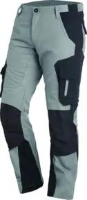 FHB FLORIAN Arbeitshose grau-schwarz Gr. 56