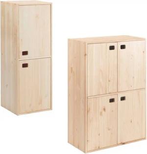 Astigarraga Kit Line Kommode Vollholz-Kommode, Dinamic - Beistellschrank mit zwei oder vier Türen