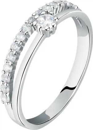 Live Diamond Diamantring Live Diamond Damen-Damenring Smaragd