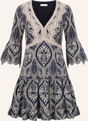 CLAIRE LUISE Kleid mit floraler Stickerei