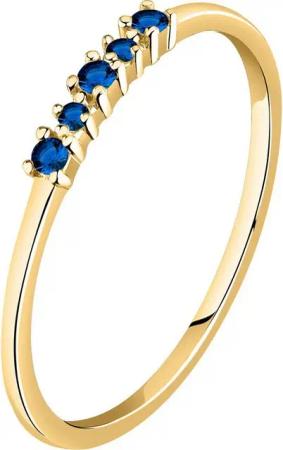 Live Diamond Diamantring, Saphir, Lab Grown