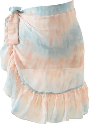 RWEUOQ Sommerrock Mädchen Mode Strand Wickelkleider Damen Strand Wickelkleider (Damen Mädchen Side Split Salon Strandkleider Strandkleider) Strand Wickelrock Strandrock Bikini