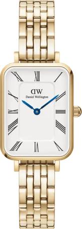 Daniel Wellington DW Uhr Quadro Roman Numerals 5-Link Gold 20x26mm