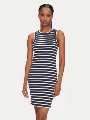 Gant Strickkleid 4201531 Dunkelblau Slim Fit