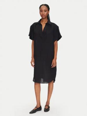 Gant Sommerkleid 4503433 Schwarz Relaxed Fit