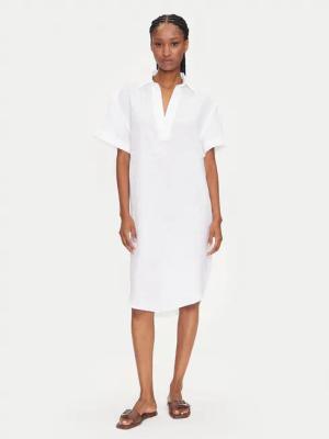 Gant Sommerkleid 4503433 Weiß Relaxed Fit