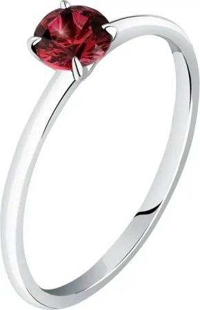 Live Diamond Diamantring, Rubin, Lab Grown