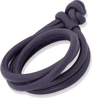 Unique Quarzuhr Lila Unique Lederarmband für Clipcharms CA0004