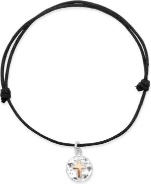 Unique Armband Unique Textilarmband verstellbar mit 925 Silberanhänger TXB0101