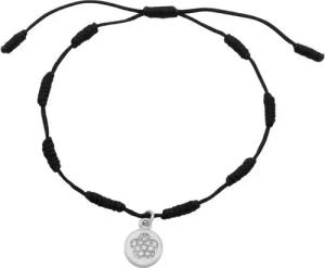 Unique Armband Unique Textilarmband mit 925 Silberanhänger Zirkonia TXB0092