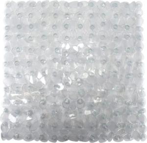 Marabellas Shop Badematte Rutschfeste Duscheinlage mit Steinoptik ca. 53 x 53 cm Duschmatte, Kunststoff, mit Saugnäpfen
