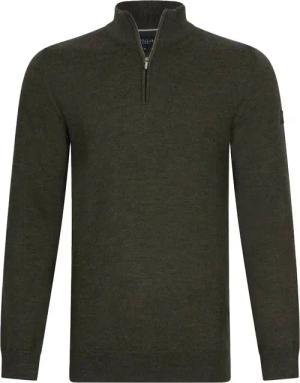 Cavallaro Merino Half-Zip Grun - Größe XXL