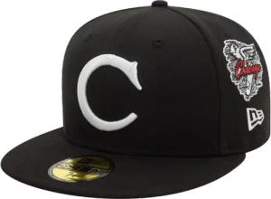 New Era MLB Chicago Weiß Sox Patch 59fifty Cap Schwarz