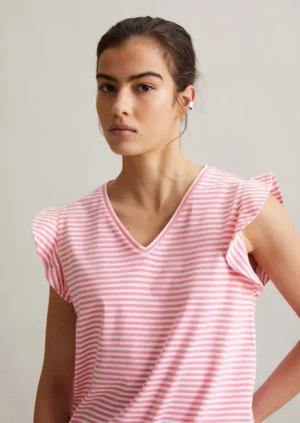 Volant-T-Shirt regular