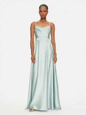 Rinascimento Abendkleid CFC0122706003 Grün Regular Fit