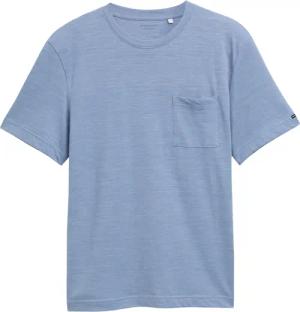 TOM TAILOR Herren T-Shirt mit Brusttasche, weiß, Meliert, Gr. XXXL