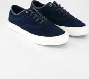 Tommy Hilfiger Schuhe - TH HI Vulc LOW Oxford Suede Veloursleder (Blau, Gr. 41)