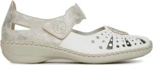 Rieker Halbschuhe 41368-80 Weiß