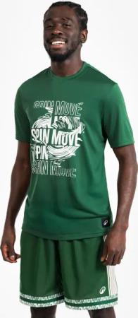 Damen/Herren Basketball T-Shirt - TS500 Fast grün