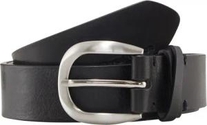 TOM TAILOR Damen TTNANCY Ledergürtel mit abgerundeter Dornschließe, schwarz, Uni, Gr. 100