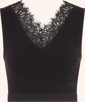 GUESS Cropped-Top RAQUEL mit Spitze
