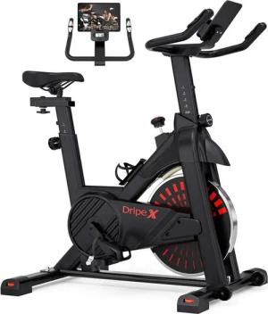 Dripex Heimtrainer Dripex Heimtrainer Fahrrad mit großer tablet-halter