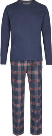 Phil & Co. Schlafanzug FLANELL Pyjamahose Schlafanzughose, warme Pyjama Schlafanzug